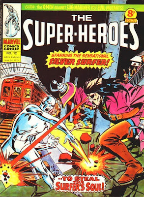 Marvel UK, The Super-Heroes #12, Silver Surfer vs the Ghost