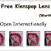 Win Free Klenspop Lens Pair (Worth $30) Open Internationally