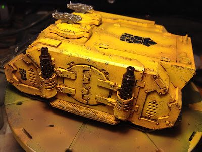 Pre-Heresy Imperial Fists Diemos Pattern Rhino