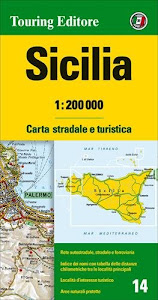 Sicilia 1:200.000. Carta stradale e turistica. Ediz. multilingue