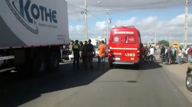 Acidente de transito deixa policial ferida em Petrolina-PE