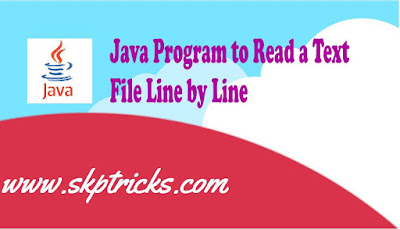 Java Program to Read a Text File Line by Line