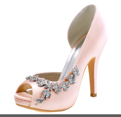 satin bridal shoes