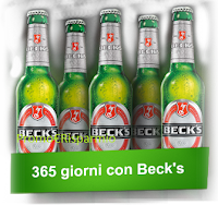 Logo Vinci gratis ogni settimana una fornitura di birra Becks'