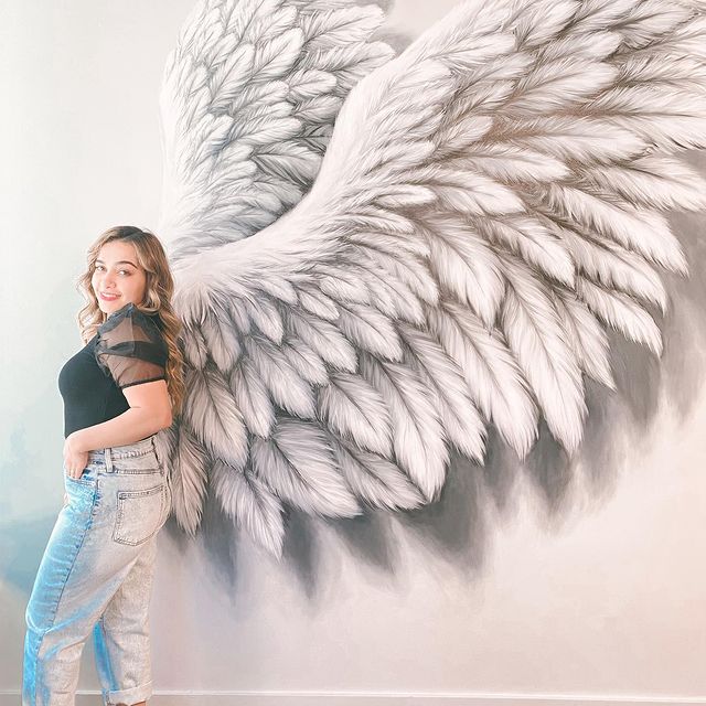 angel wings background hd