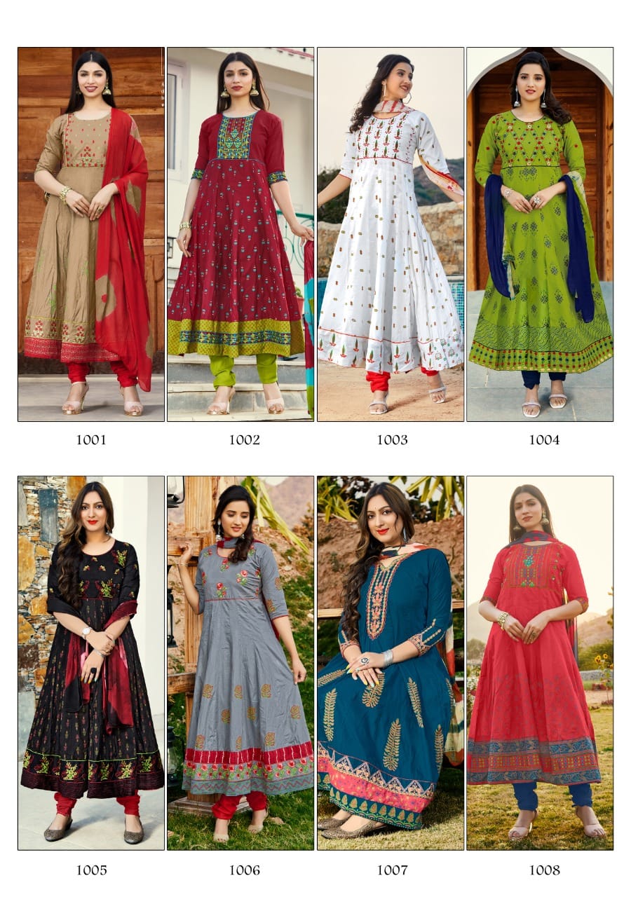 Panna Vol 18 Paavi Readymade Anarkali Suits