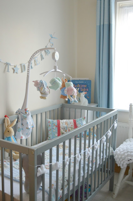 Baby cot in nursery