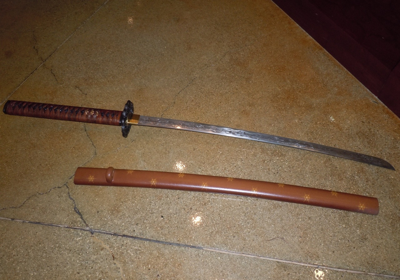 The katana is very helfull