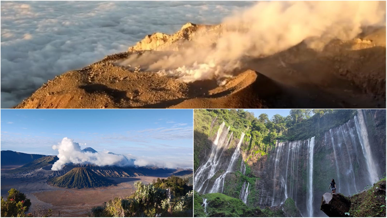 Semeru hiking, Mount Bromo, Tumpak Sewu Waterfall tour