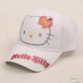 Hello Kitty Cap-White