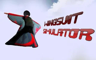 Screenshots of the Wingsuit simulator for Android tablet, phone.