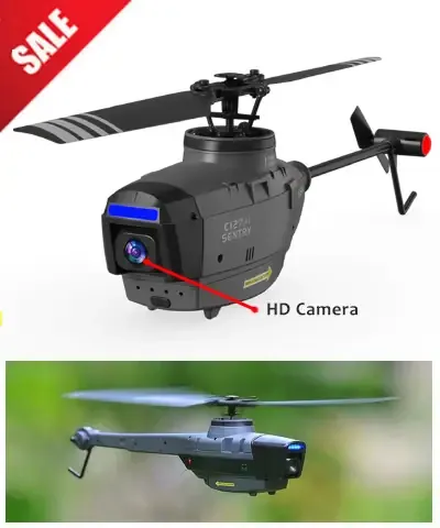 Smallest RC Helicopter with HD Camera to Record Videos