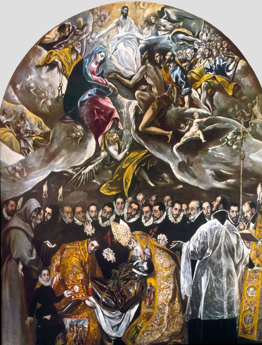 The Burial of Count Orgaz Oleh El Greco