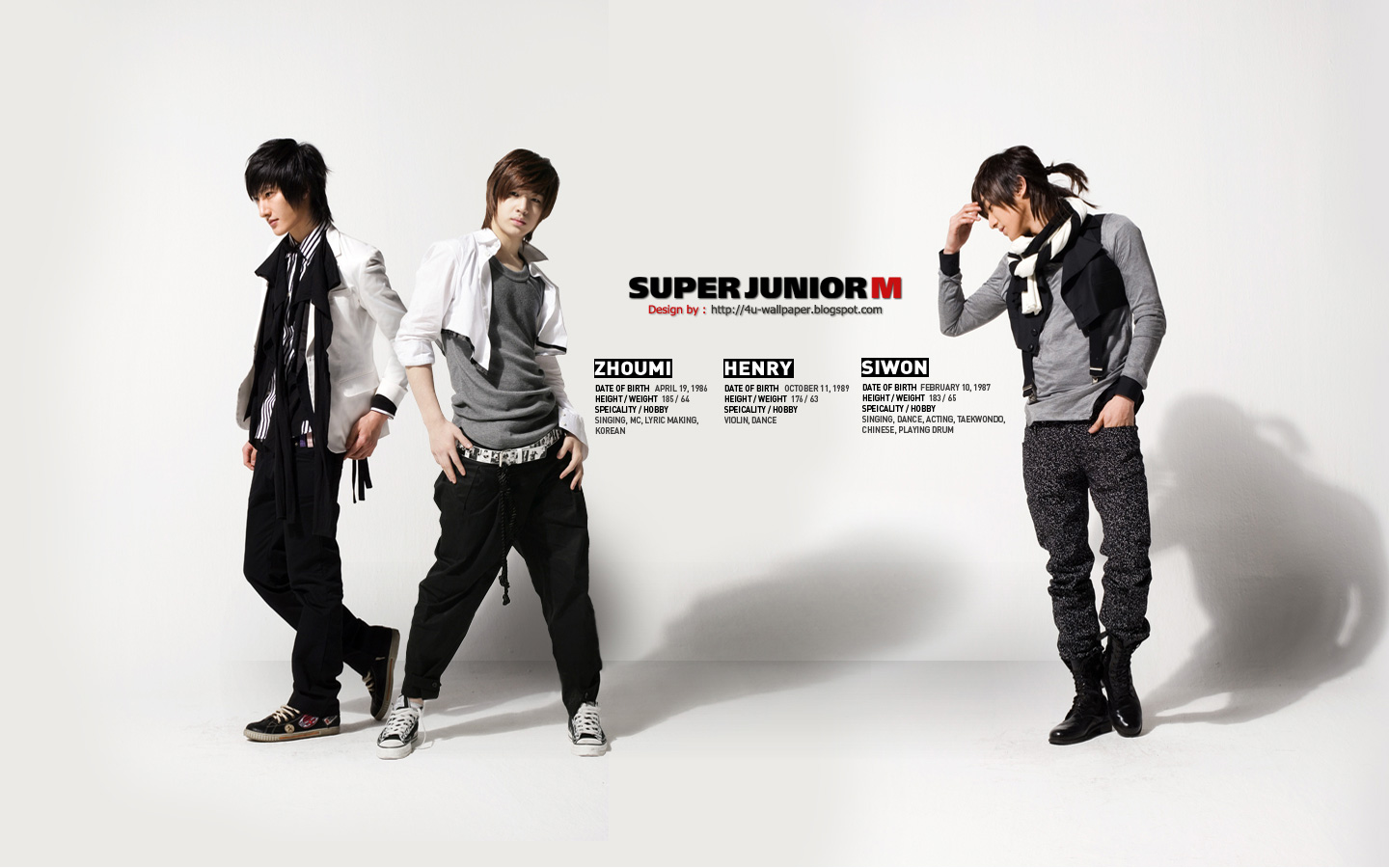 Wallpaper Super Junior M The First Album ME
