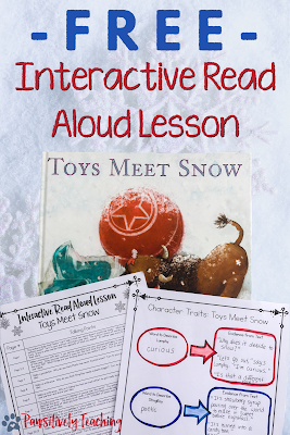 FREE Interactive Read Aloud Lesson for Toys Meet Snow