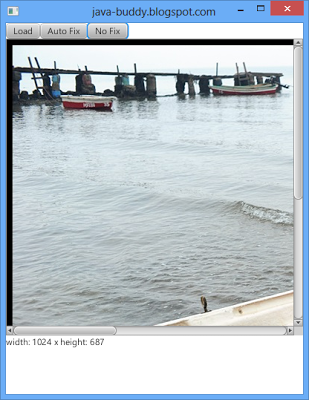 Get width and height of resized image