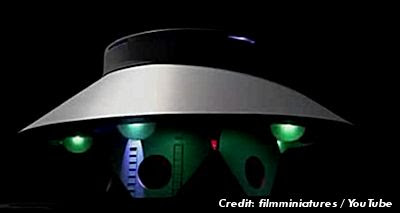 The Invaders UFO Flying Saucer Replication