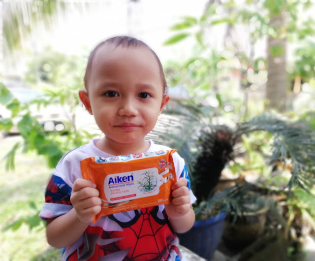 AIKEN ANTI BACTERIAL WIPES, TISU BASAH TANPA ALKOHOL