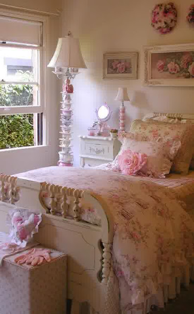 Sweet Shabby Chic Bedroom Decoration Ideas