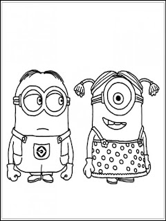 Desenhos do Minions para Colorir