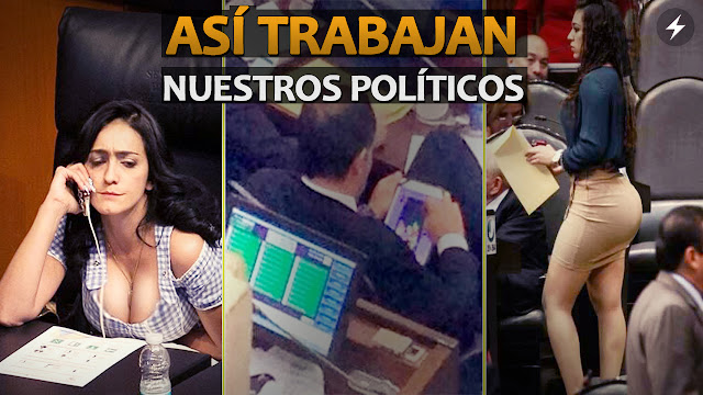   Así es el "difícil" trabajo de nuestros políticos en México: Video