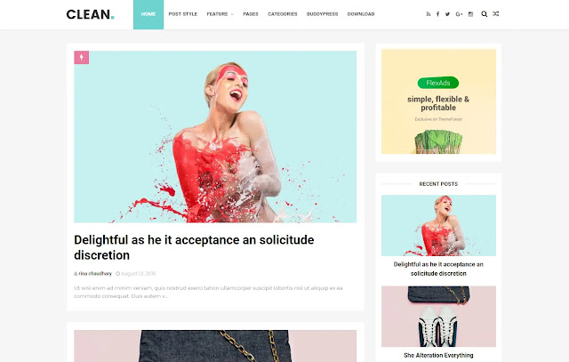 Clean Responsive Personal Blog Tutorial Minimalist Simple Blogger Template Theme