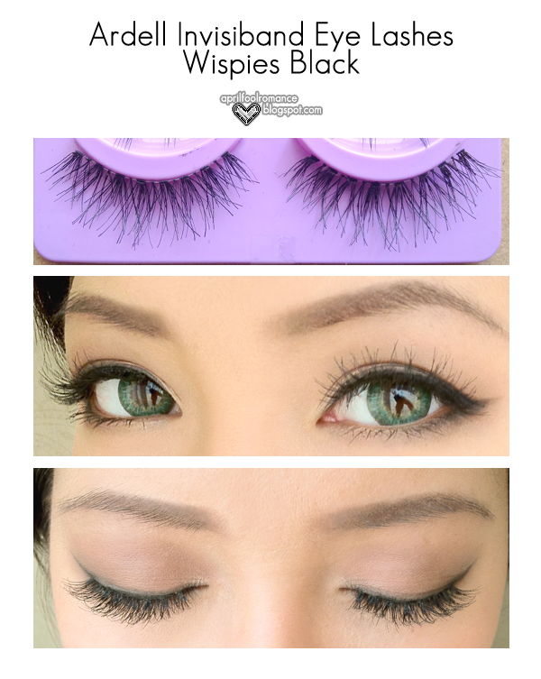 April Fool Romance: Review: Ardell Invisiband Eye Lashes ...