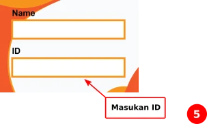 Download Name Tag Orange Keren Coreldraw Dan Illustrator Gratis