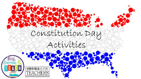 Constitution Day activities that can be done in Language Arts and Social Studies or Civics class.   Vocabulary graphic organizer for the Preamble to the Constitution.