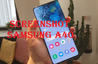 How to screenshot Samsung A40 less than 5 seconds