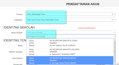 Registrasi Aplikasi DapoTendik