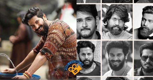 DULQUER MAKES ENTRY TO 25 BEARED MAN OF TELUGU FILM INDUSTRY