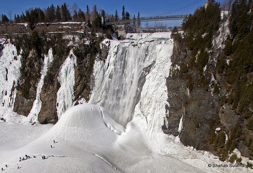 Montmorency Falls in Quebec, Canada