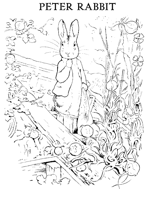 Peter Rabbit Coloring Pages 8