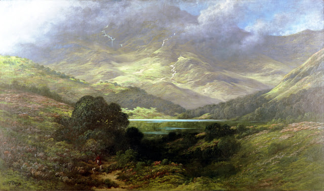 Scottish Highlands, πίνακας του Gustave Doré / Scottish Highlands, by Gustave Doré