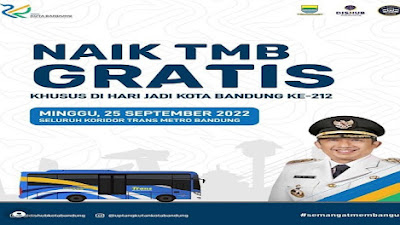 Hari H Kota Bandung ke-212 Naik Bus TMB Gratis 