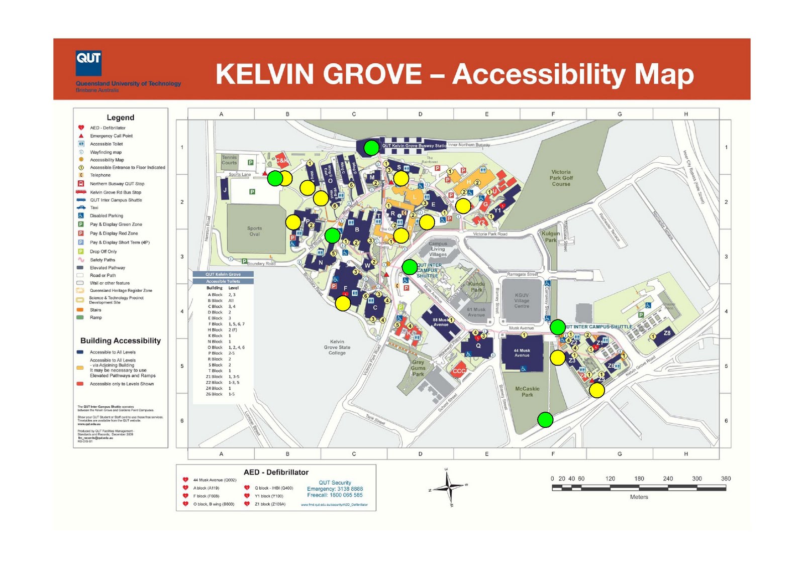 kelvin grove campus map Theroadtosustainability Bike Racks And Bus Stops At Qut Kelvin Grove kelvin grove campus map