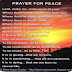 Prayer for PEACE... 