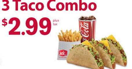 Three Taco combo at Jack in the Box Review ~ Review Spew