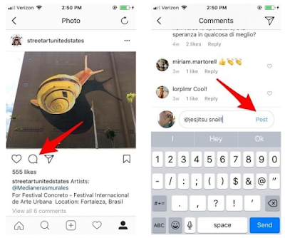 Cara Menandai Seseorang di Foto Instagram atau Mengirim Pesan Langsung, Begini caranya