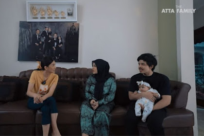 5 Potret Momen Atta Aurel Ameena Main Ke Rumah Ruben Onsu