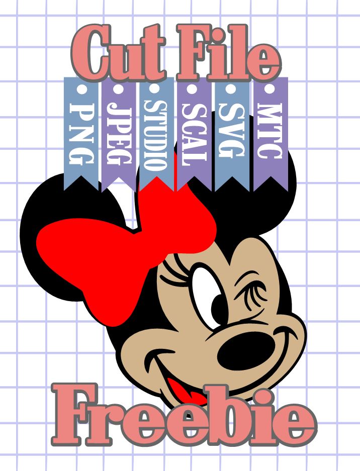 Download The Scrapoholic : Free MTC & SVG Cut Files! DiSNEY Minnie #04