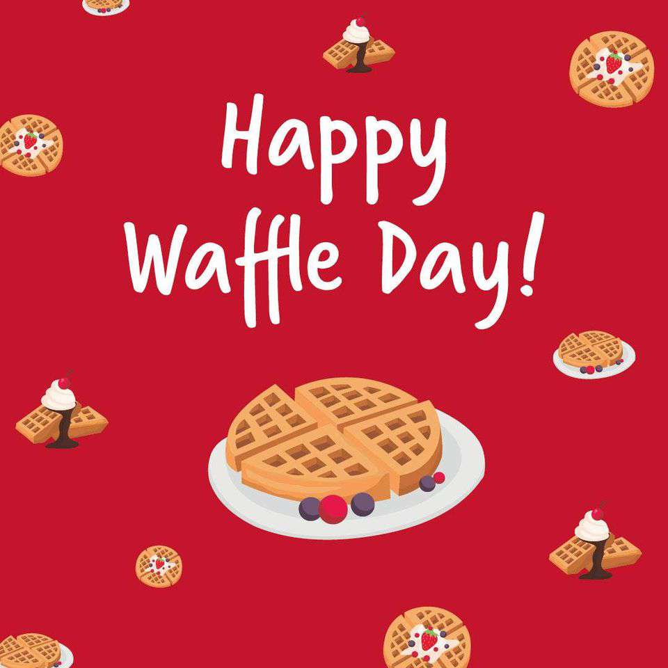 International Waffle Day Wishes Pics