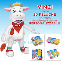 Logo Vinci decine di peluche Fruttolo ogni giorno e non solo