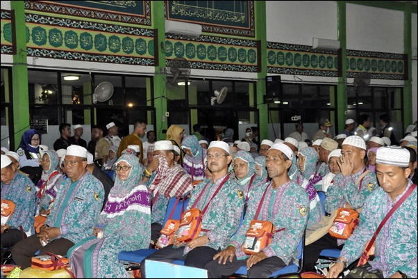 Kemenag dan Pemkab Sambut Kedatangan Jamaah Haji Tala