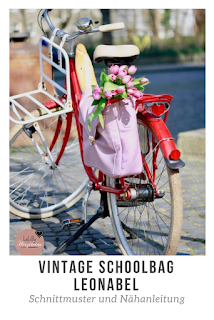 Leonabel, eine Tasche im Stil einer klassischen Schultasche und doch mit mehr Möglichkeiten: Nähe dir mit dem Schnittmuster Vintage Schoolbag Leonabel eine Fahrradtasche, Einen Ranzen oder eine messengerbag. Du kannst auch eine 3-in-1 version nähen, zum Umhängen, als Rucksack und für das Fahrrad. Eine Unisex Aktentasche mit Platz für Laptop oder Aktenordner.