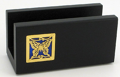 desktop business card holder