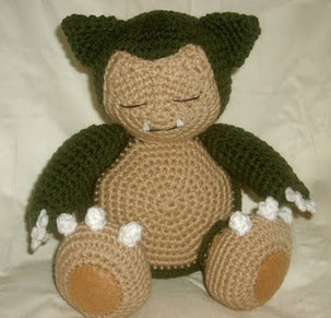 PATRON SNORLAX (POKEMON) AMIGURUMI 1653