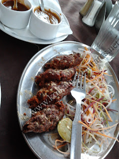 Mutton Sheek Kebabs biriyani mughlai food at fusion kolkata