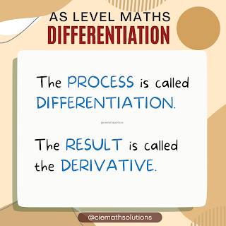 differentiation, definition of differentiation, derivative, notations, symbols, first derivative, second derivative, differential calculus, gradient, slope, rate of change